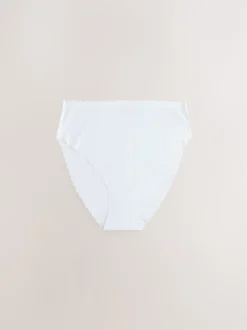 Bleu - Lot 3 culottes festonnées invisibles