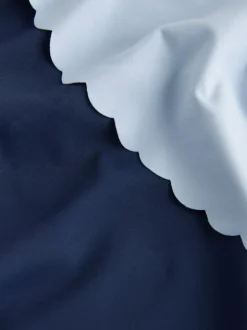 Bleu - Lot 3 culottes festonnées invisibles