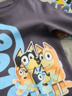 Bleu - Lot 2 pyjamas confortables License Bluey (12mois-8ans)