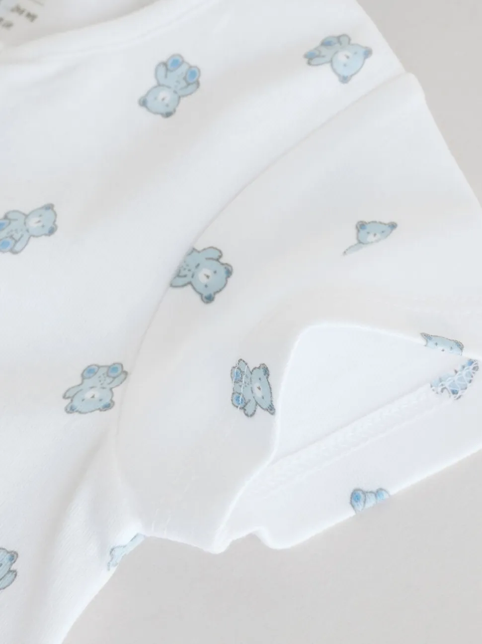 Bleu - Lot de 3 barboteuses zippées bidirectionnelles pour bébé (0 mois à 3 ans)