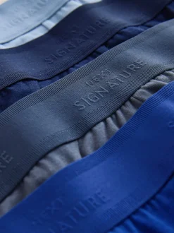 Bleu - Lot de 4 boxers Signature Comfort bleus
