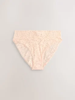 Bleu - Lot de 3 culottes en dentelle