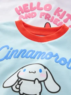 Bleu - Lot de 2 pyjamas courts Hello Kitty (3-14ans)