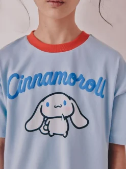 Bleu - Lot de 2 pyjamas courts Hello Kitty (3-14ans)