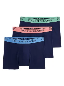 Bleu - LotPolo Ralph Lauren de boxers en coton extensible 3