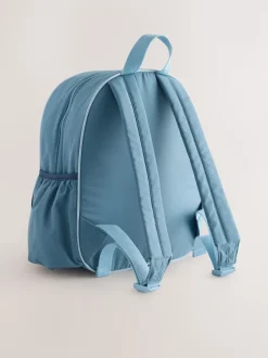 Bleu à motif fusée - sac à dos