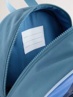 Bleu à motif fusée - sac à dos