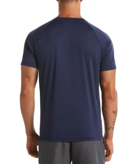 Bleu - Nike Manches courtes Hydroguard Sun Safe Rash Vest