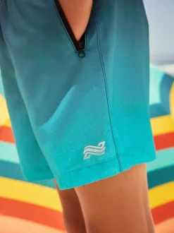 Bleu - Ombre Short de bain ({}3-16ans)