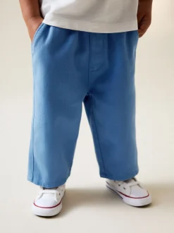 Bleu - Pantalon large à enfiler (3mois-7ans)