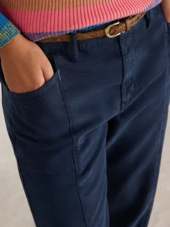 Bleu - Pantalon White Stuff Thea