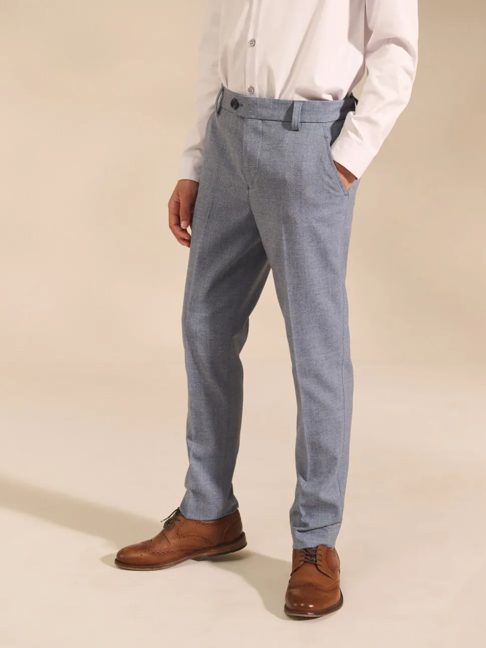 Bleu - Pantalons de costume (3-16ans)