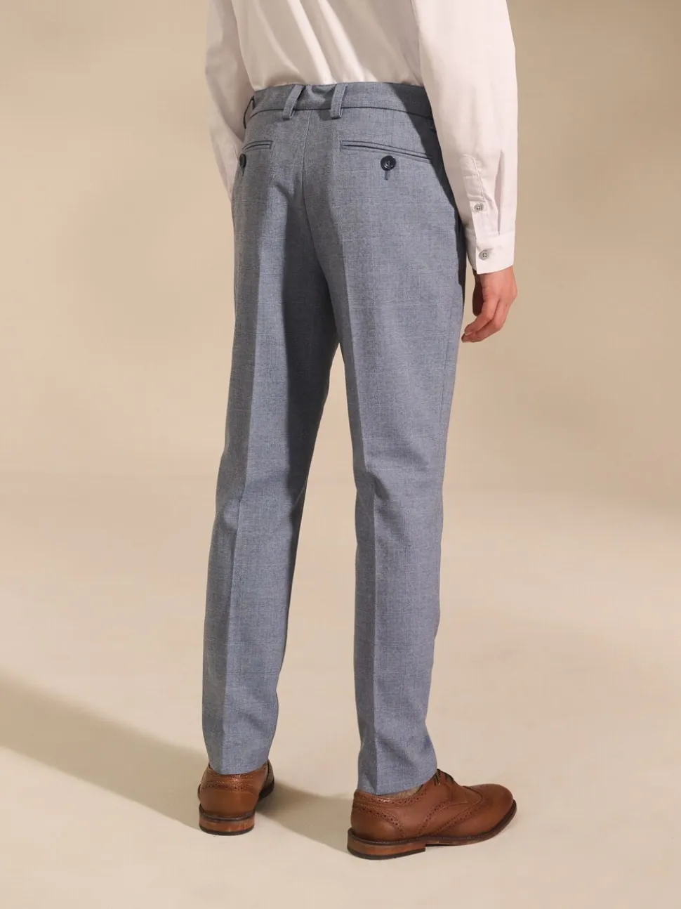 Bleu - Pantalons de costume (3-16ans)