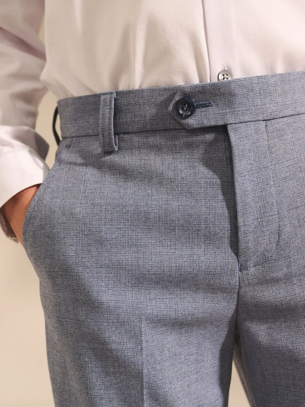 Bleu - Pantalons de costume (3-16ans)