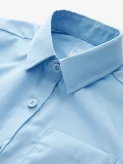 Bleu - 2{Paquet de chemises scolaires Manches courtes (3-17ans)