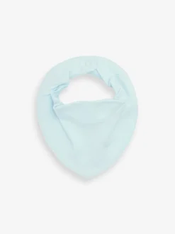 Bleu - 5{Paquet Dribble Bébé 100% Coton BIBS