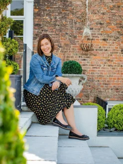 Bleu - Pavers Ballet Escarpins