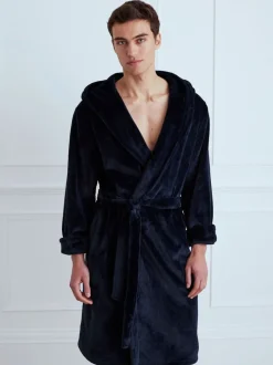 Bleu - Peignoir Chelsea Peers en polaire