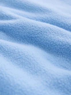 Bleu - Polaire à demi-zippée avec panneaux color block