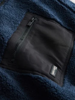 Bleu - Polaire zippée (3-16ans)