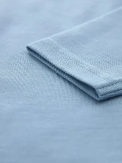 Bleu - Polo à manches longues pour l'école, lot de 2 (3-16ans)