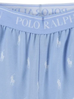 Bleu - Polo Ralph Lauren - Ensemble pyjama - T-shirt et short avec logo en forme de poney