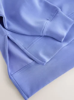 Bleu - Pull Active Modal super doux à col bénitier