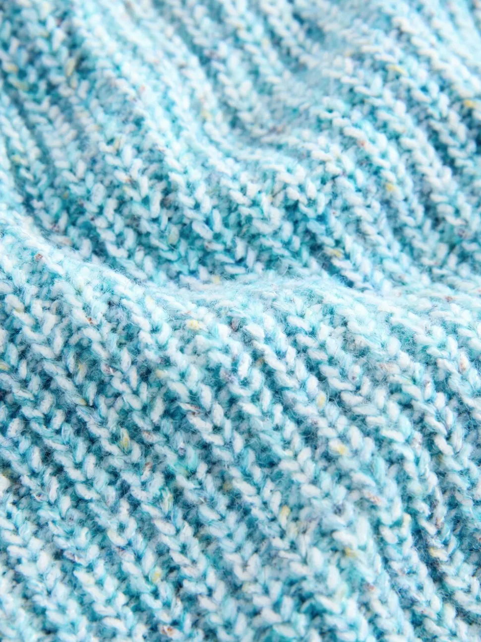 Bleu - Pull col rond en maille (3mois-7ans)