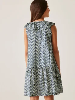 Bleu - Regatta Filles 100% Coton Orla Kiely Combinaison