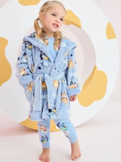 Bleu - Robe de chambre en polaire (9 mois à 8 ans)