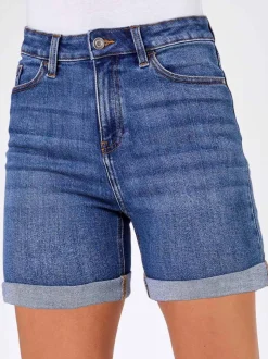 Bleu - Roman Denim Shorts Mom