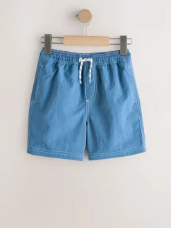 Bleu - Short de bain à coutures contrastées (3-16ans)