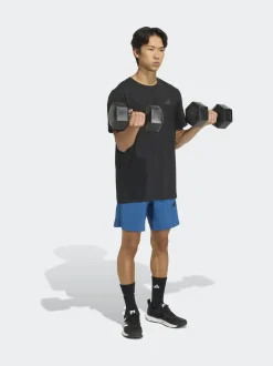 Bleu - Short tissé adidas Workout Essentials Base