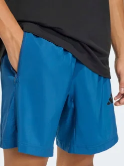 Bleu - Short tissé adidas Workout Essentials Base