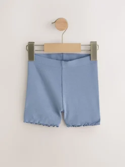 Bleu - Shorts côtelés Lot 5 (3mois7ans)