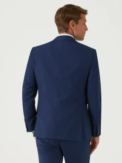 Bleu - Skopes Coupe ajustée Milan Costume Veste