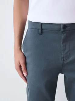 Bleu - Slim Fit (Slim Fit) - Pantalon chino Motionflex