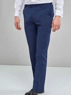 Bleu - Slim Fit (Slim Fit) - Pantalon intelligent stretch