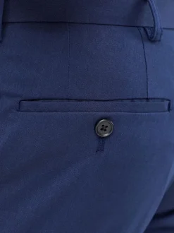 Bleu - Slim Fit (Slim Fit) - Pantalon intelligent stretch