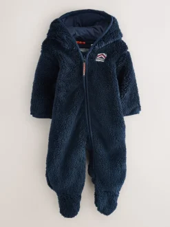 Bleu - Superdry Teddy Combinaison en polaire