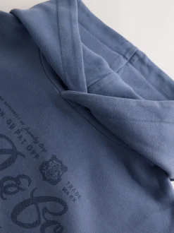 Bleu - Sweat à capuche Superdry