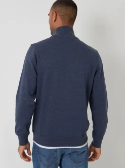 Bleu - Sweat Threadbare Mock T-shirt Quarter Zip