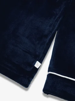 Bleu - The Little Tailor Kids Pyjama de Noël en velours doux de luxe
