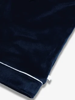 Bleu - The Little Tailor Pyjama de Noël en velours doux de luxe