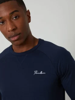 Bleu - Threadbare Sweat-shirts & Joggings Lounge 2 Pièces Ensemble