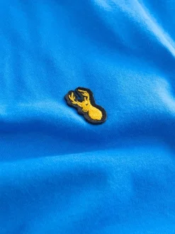 Bleu - T-shirt brodé Manches courtes Stag 4 Pack (3-16ans)