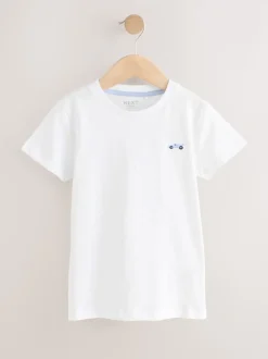 Bleu - T-shirt Manches courtes 5 Pack (3mois-7ans)