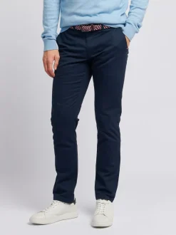 Bleu - US Polo Assn. Pantalon chino classique pour homme