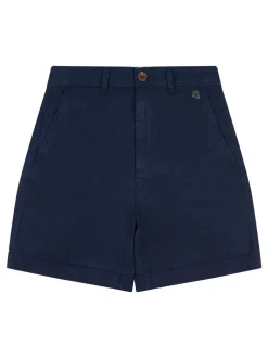 Bleu - U.S. Polo Assn. Short chino classique pour femmes
