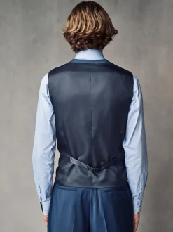 Bleu - Veste Coupe classique en Blend mélangée Motionflex